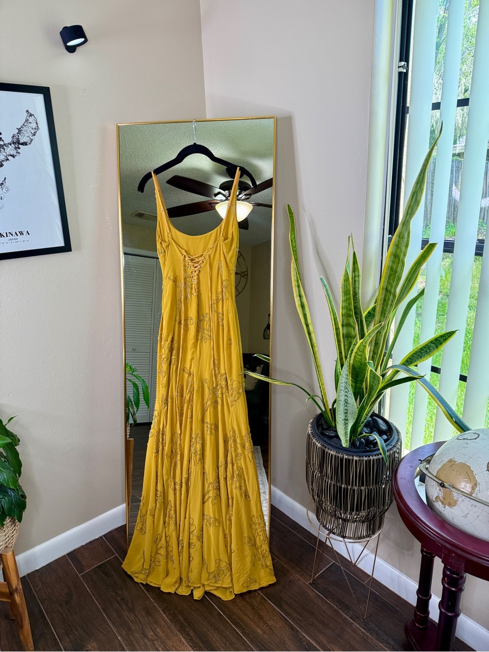 HOUSE OF CB 'Rosalia' Gold Embellished Hand Beaded Maxi Dress NWOT - Picture 10 of 10